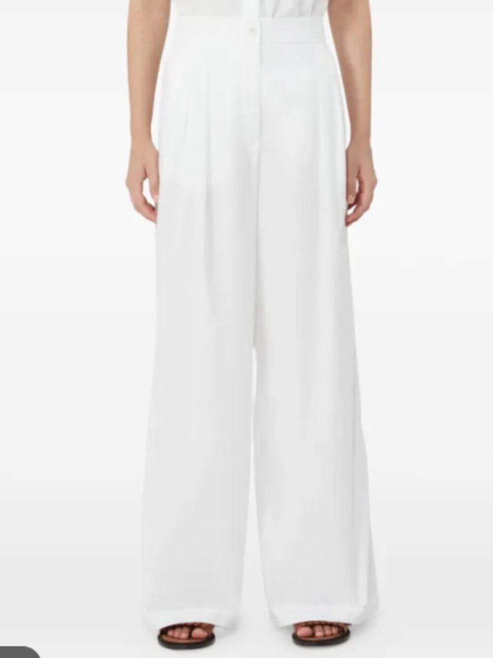 Weekend Max Mara Cotton Casual Wide Leg Pants Size 8